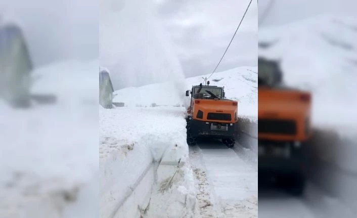 Tunceli’de karla mücadele çalışmaları sürüyor