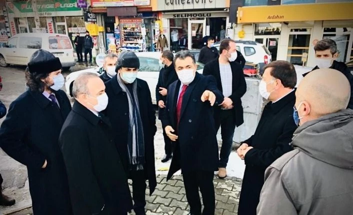 Vali, Milletvekili, Belediye Başkanı yatırımları inceledi