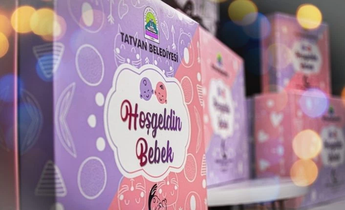 Yeni doğan bebeklerin ilk hediyeleri Tatvan Belediyesinden