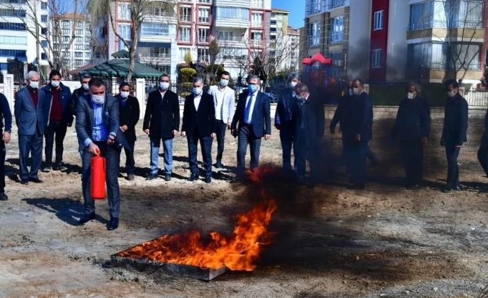 Yeşilyurt’ta yangın ve ilk yardım eğitimi