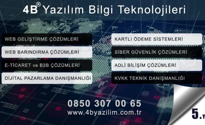 4B Yazılım’dan 5. yıl hazırlığı
