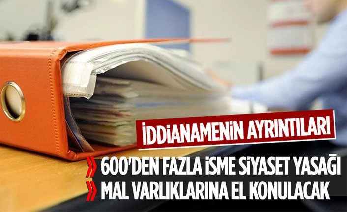 600'den fazla HDP'li hakkında siyaset yasağı istendi
