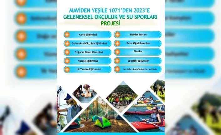 Ahlat’ta ‘Maviden Yeşile 1071’den 2023’ e Geleneksel Okçuluk ve Su Sporları’ projesi