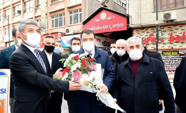 Akpınar esnafından Büyükşehir’e teşekkür