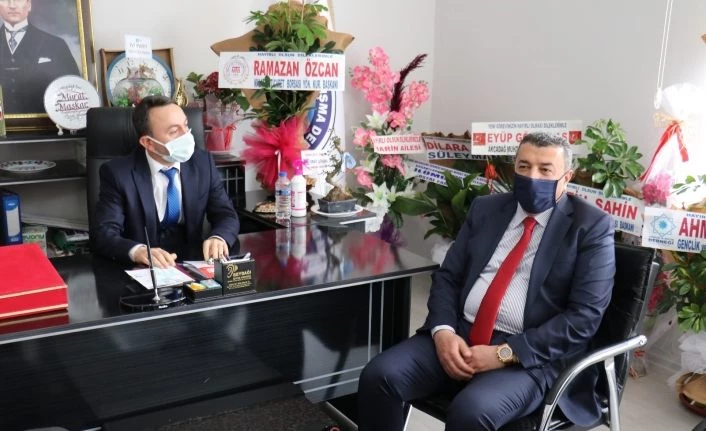 Borsa Başkanı Özcan’dan Başkan Maskar’a ziyaret