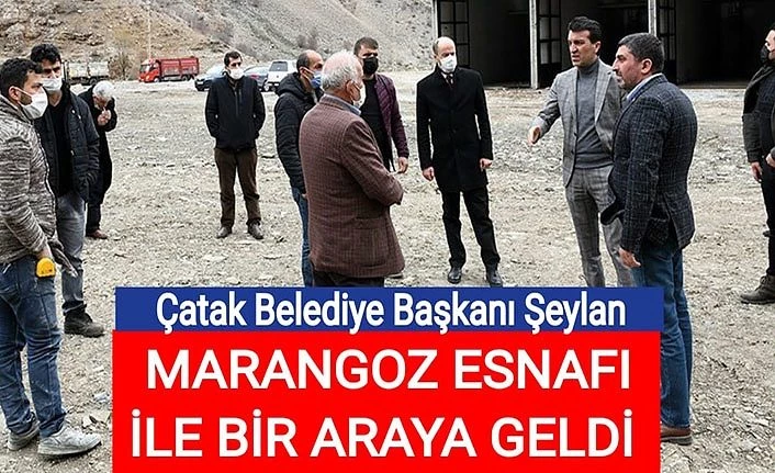 Çatak Belediye Başkanı Şeylan, marangoz esnafı ile bir araya geldi