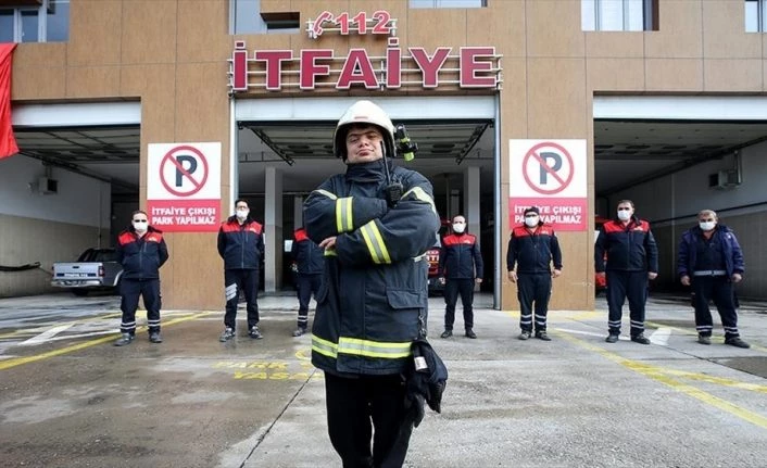 Down sendromlu gencin itfaiye eri olma hayali gerçeğe dönüştü