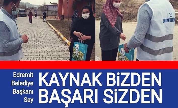Edremit Belediye Başkanı Say: Kaynak bizden başarı sizden