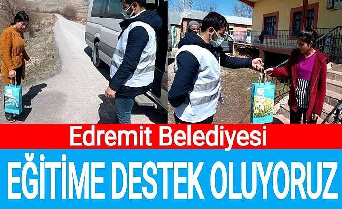 Edremit Belediyesi: Eğitime destek oluyoruz