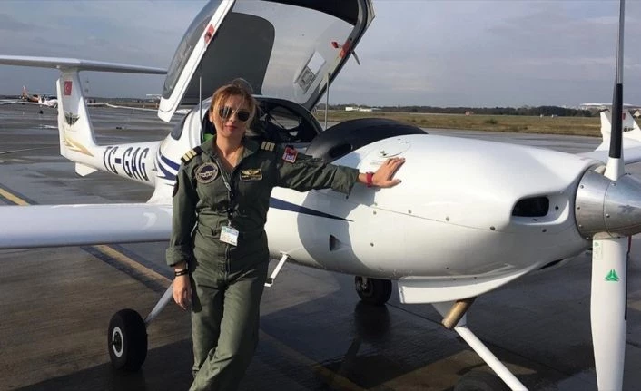 Eğitim pilotu Nagihan Karaman Sabiha Gökçen