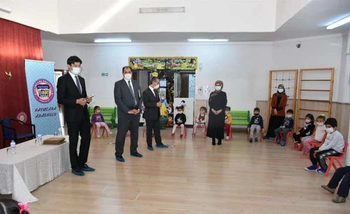 Erzincan Haymeana Anaokulu’nda eTwinning projesinin tanıtımı yapıldı