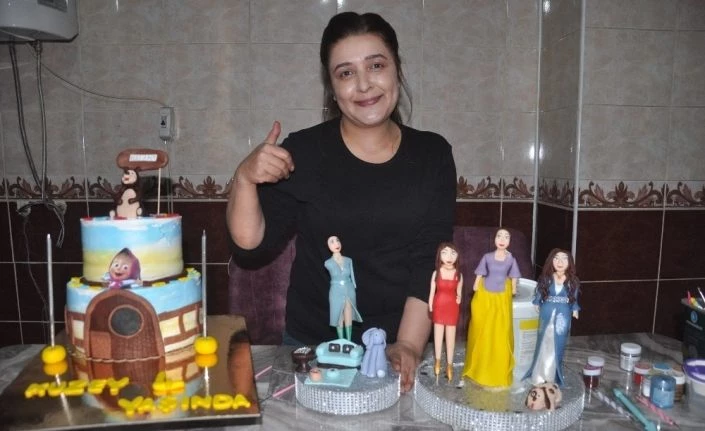 Evinin mutfağını atölyeye çeviren kadın yurtdışından da sipariş alıyor