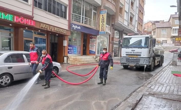 Hakkari Belediyesinden genel temizlik çalışması