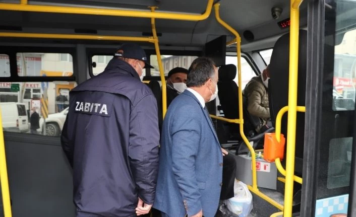 Hakkari’de şehir içi servisler denetlendi