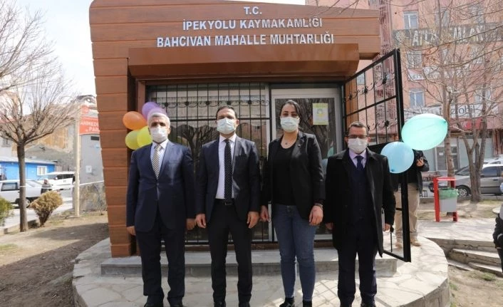 İpekyolu’nda ‘Muhtarlık Ofisi’ açılışı