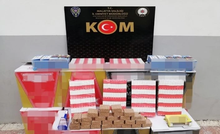 Kaçak sigaraları satamadan yakalandı