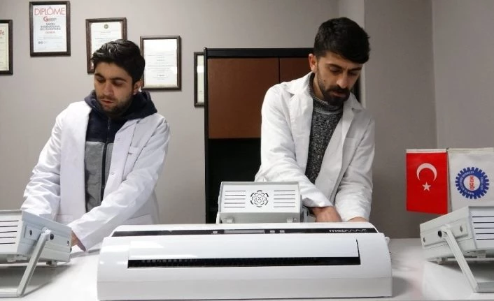 Korona virüsü yok eden cihaz Van’dan 4 ülkeye ihraç edildi