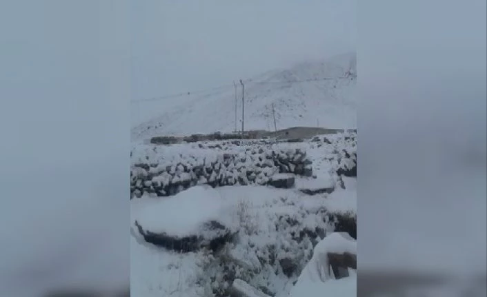 Mart ayında Iğdır’ın yüksek kesimlerine kar yağdı