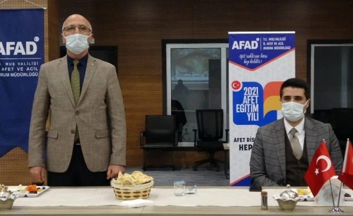 Muş AFAD’dan “2021 Afet Eğitim Yılı” bilgilendirme toplantısı