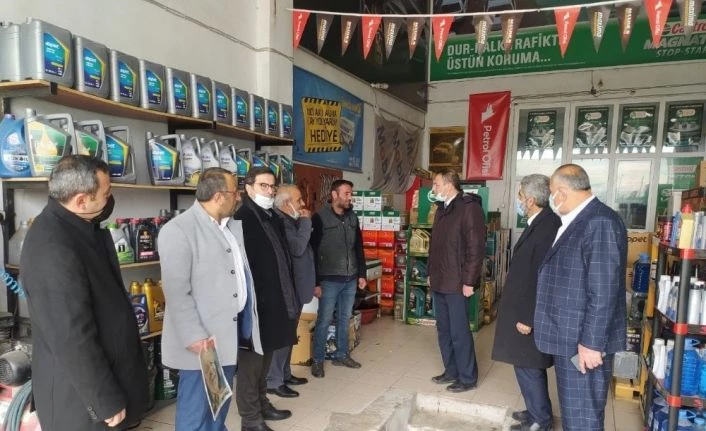 Saadet Partisi Van teşkilatından sanayi esnafına ziyaret