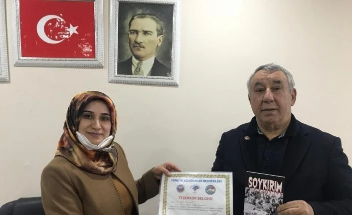 TADDEF’ten AK Parti Kadın Kolları İl Başkanına teşekkür belgesi