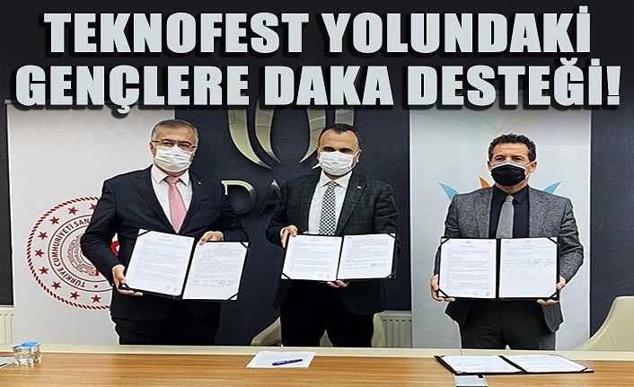 Teknofest yolundaki gençlere DAKA desteği!