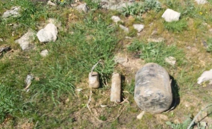 Bitlis kırsalında EYP ve top mühimmatı ele geçirildi