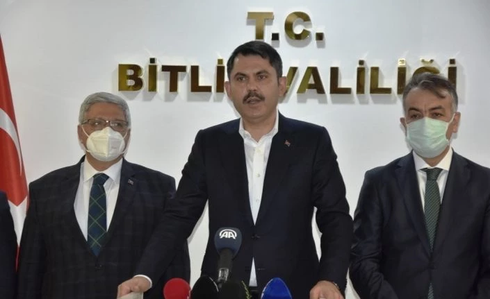 Çevre ve Şehircilik Bakanı Kurum’un Bitlis ziyareti