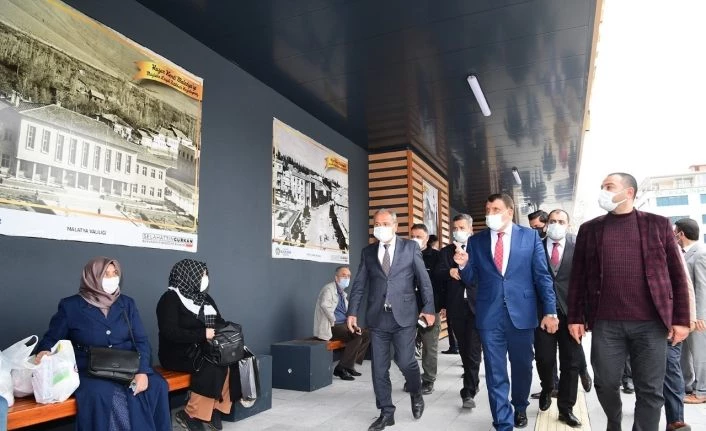 Çilesiz otobüs durağı yenilenerek hizmete sunuldu