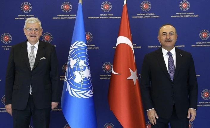 Dışişleri Bakanı Çavuşoğlu, BM 75. Genel Kurul Başkanı Bozkır