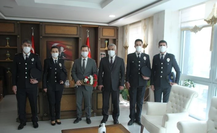 Emniyet Müdürü Ekşi’den Kaymakam Demirer’e ziyaret