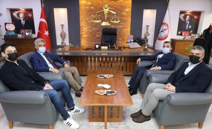 Erzincan protokolünden Avukatlar Günü ziyaretleri