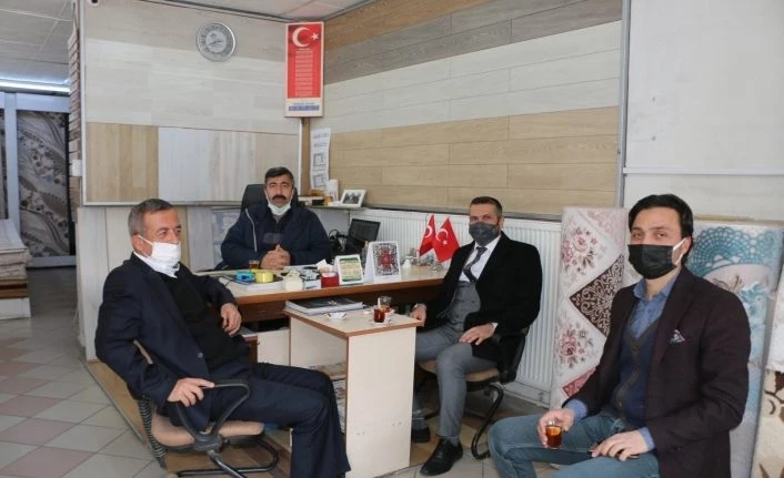 Erzincan TSO’dan esnaf ziyareti