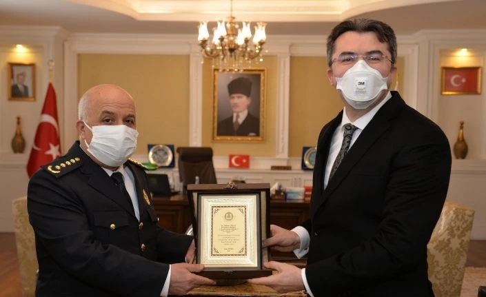 Erzurum Emniyetinden Vali Memiş’e “Polis Haftası” ziyareti