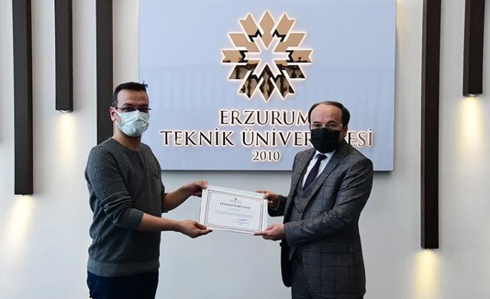 ETÜ’de 5 yılını dolduran personellere teşekkür belgesi verildi