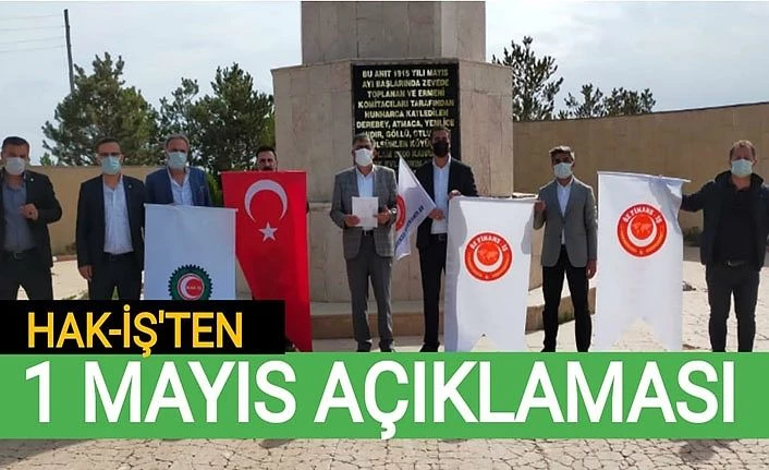 HAK-İŞ'ten Van Zeve Şehitliği'nde 1 Mayıs açıklaması