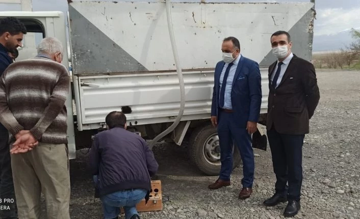 Iğdır’da süt toplama terazileri kontrol edildi