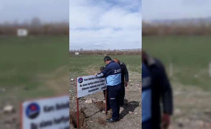 Kars’ta gelişi güzel hafriyat dökenlere ceza kesilecek