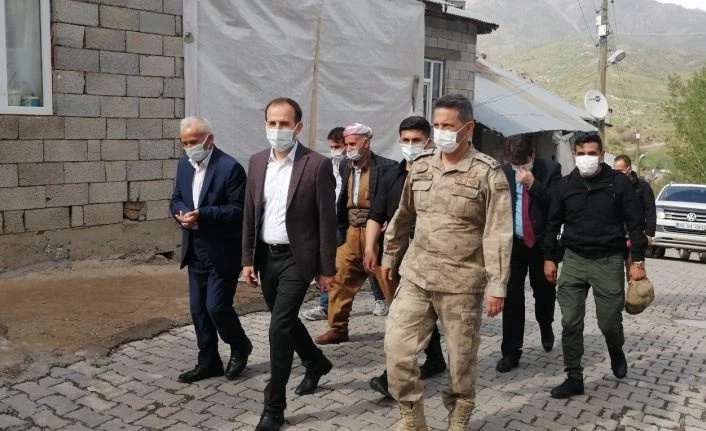 Kaymakam Güven’den şehit ailelerine ziyaret