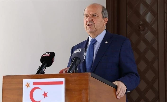 KKTC Cumhurbaşkanı Tatar: İki devletli bir çözüme doğru gidilmeli