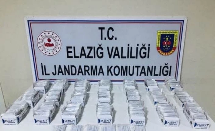 Makarona sarılı kaçak tütün getiren şahıs yakalandı
