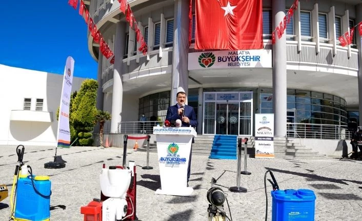 Malatya Büyükşehir, 2021 ilaçlama sezonunu başlattı