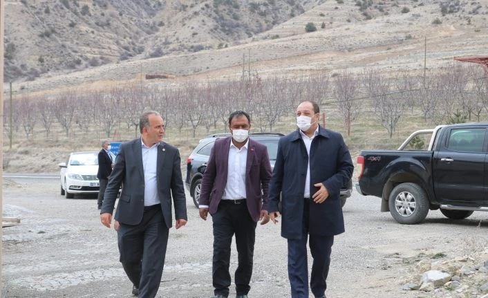 Naim Karataş yatırımları yerinde inceledi