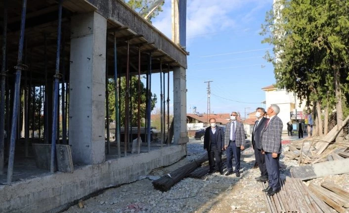 Orduzu gençlik merkezinde inşaat çalışmaları yeniden başladı