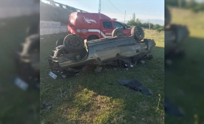Otomobil takla attı, sürücü hayatını kaybetti