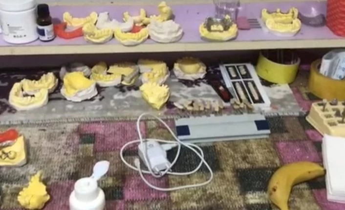 Van'da ruhsatsız diş kliniğine polisten operasyon