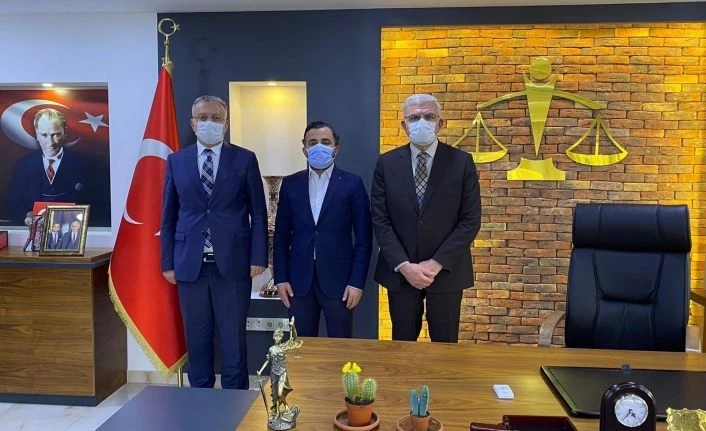 Rektör Levent’ten Erzincan Barosuna ziyaret