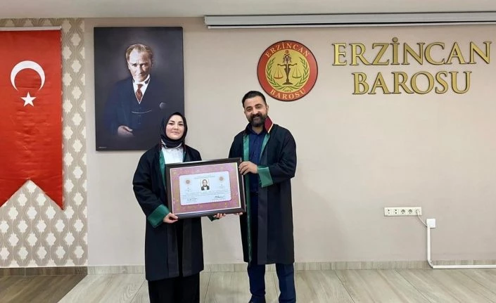 Stajyer avukatlar ruhsatnamelerini aldılar