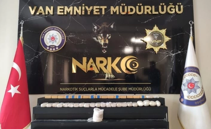 Van’da 20 kilo 485 gram uyuşturucu ele geçirildi
