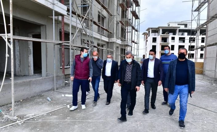 Yeşil Topsöğüt Konutları hızla yükseliyor